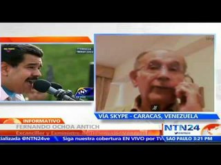 “La derrota del oficialismo es una realidad”: exministro de Defensa de Venezuela