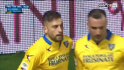 Federico Dionisi Goal - Frosinone 1-0 Bologna - 03-01-2016