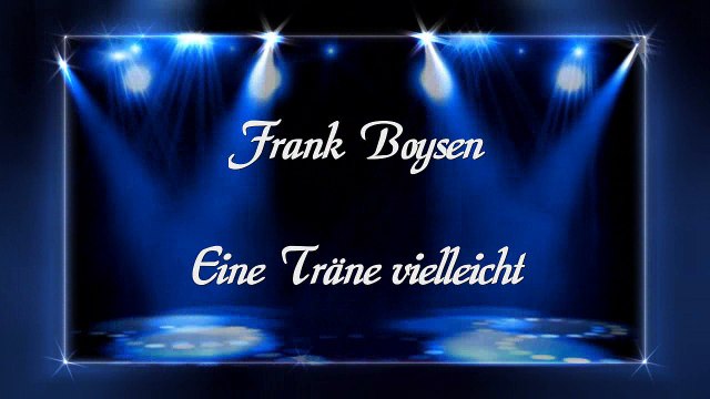 Frank Boysen - Eine Träne vielleicht - Coverversion - Daniel Janz