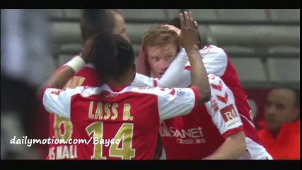 Gaëtan Charbonnier Goal HD - Reims 2-1 Angers- 03-01-2016