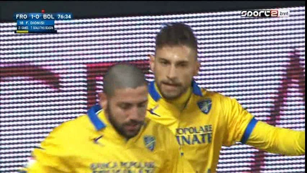Federico Dionisi Goal HD - Frosinone 1-0 Bologna - 03-01-2016