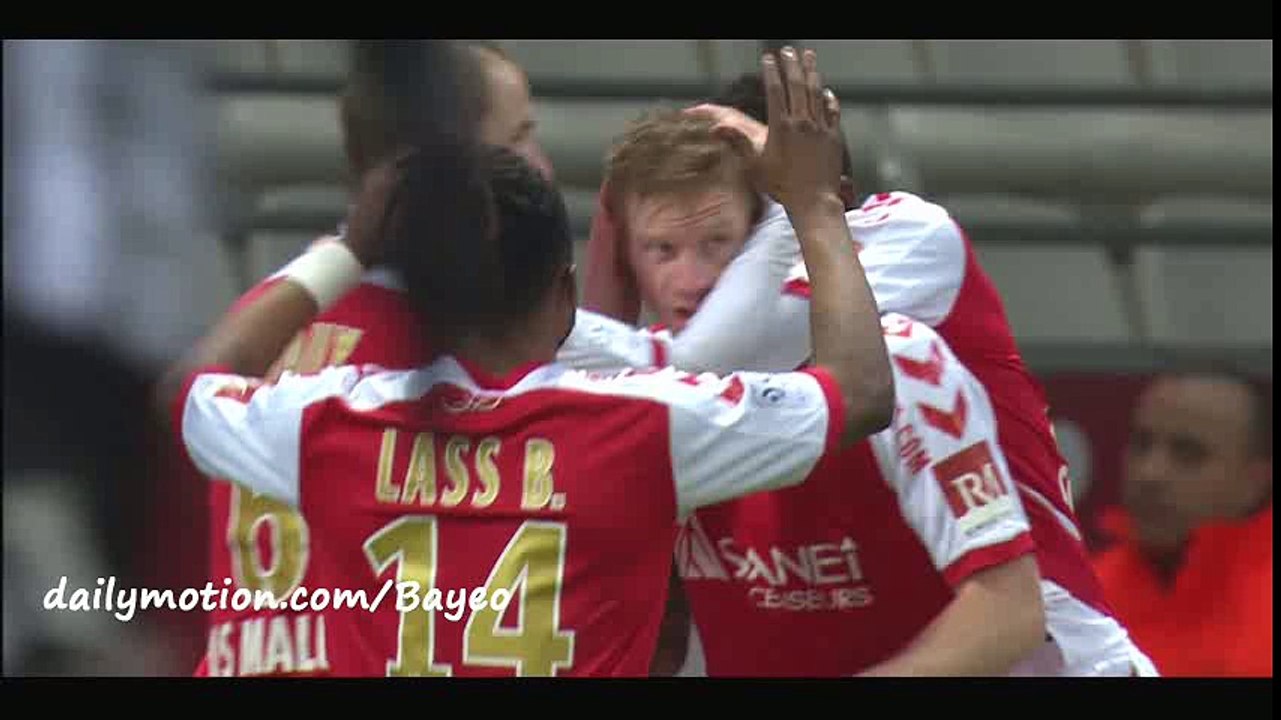 Gaëtan Charbonnier Goal HD - Reims 2-1 Angers- 03-01-2016