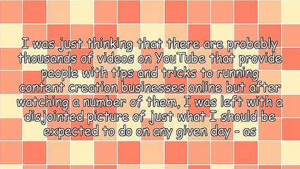 An Average Day in the Life of a Content Creator