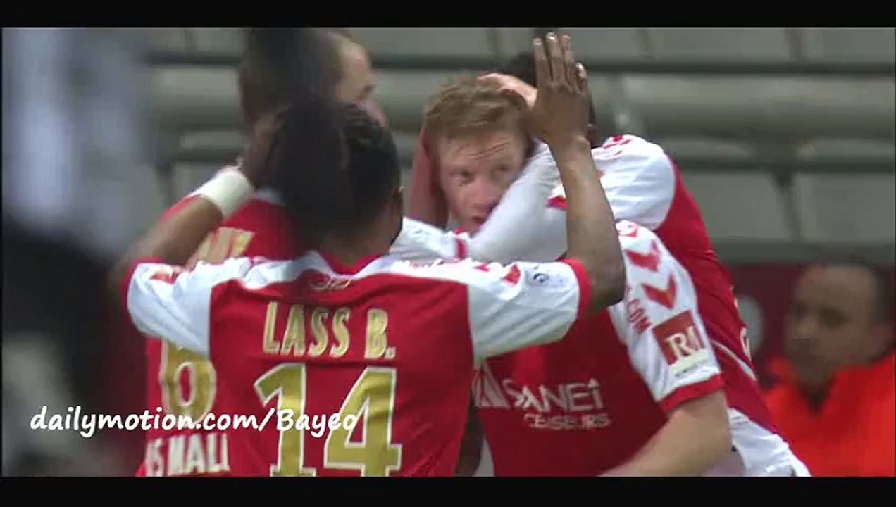 Gaëtan Charbonnier Goal  - Reims 2-1 Angers- 03.02.2016