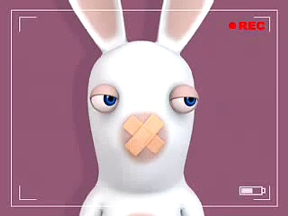 les lapins crétins en mode chuutt