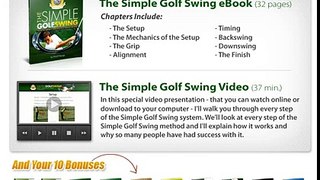 scratch golf | The Simple Golf Swing Review + Bonus