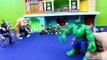 Hulk Fights Shredder Krang and Dogpound Teenage Mutant Ninja Turtles Splinter TMNT toy sto