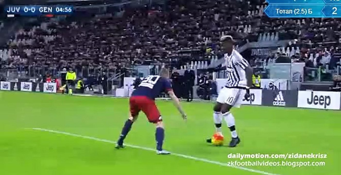 Paul Pogba Super Skills - Juventus v. Genoa 03.02.2016