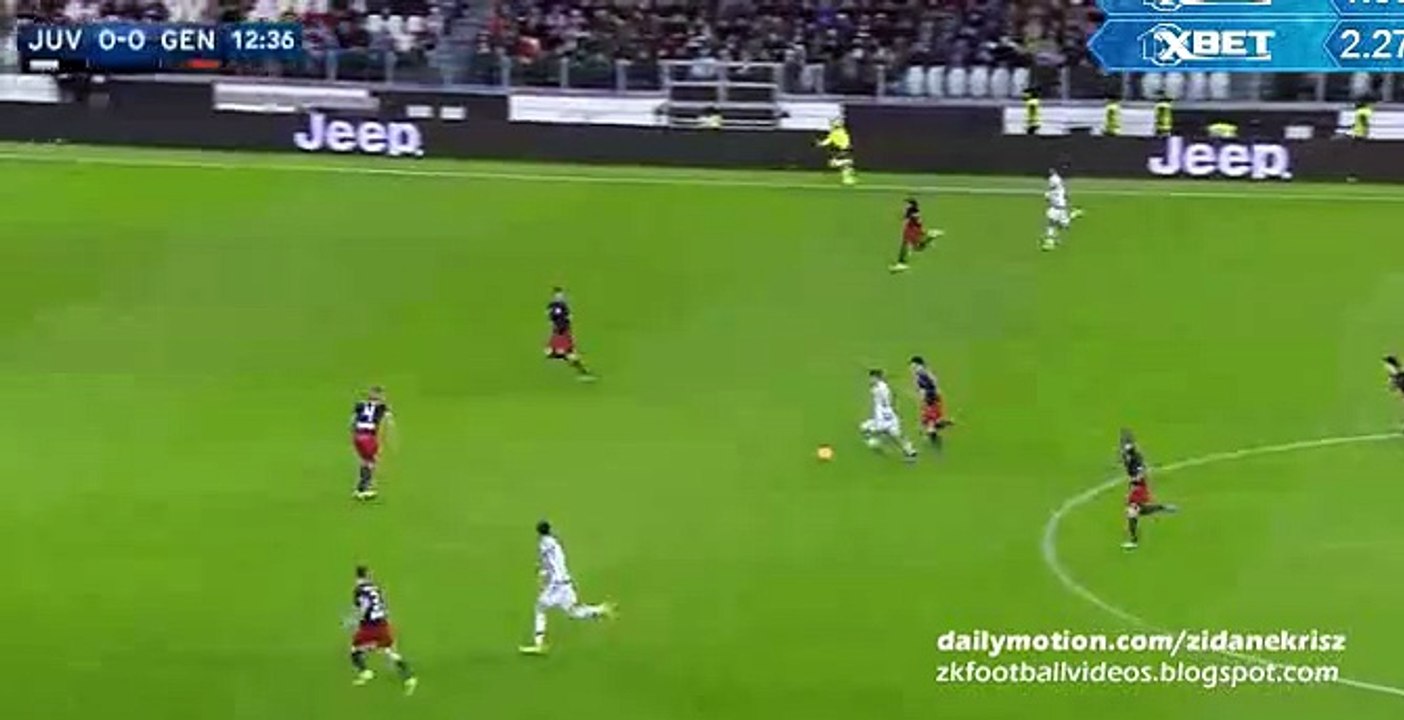 Paulo Dybala Fantastic Chance - Juventus v. Genoa 03.02.2016 HD