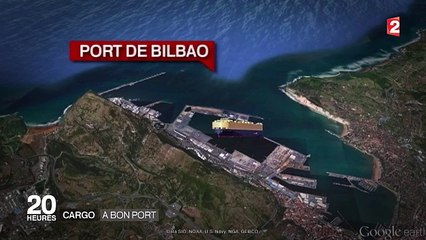 Dérive du "Modern Express" : le cargo est amarré dans le port de Bilbao