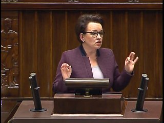 Poseł Anna Zalewska - Wystąpienie z dnia 28 stycznia 2016 roku.