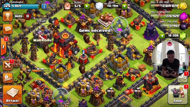 14,000 GEMS! GEMMING Buying NEW MAX LEVEL 5 Dragons! Clash of Clans