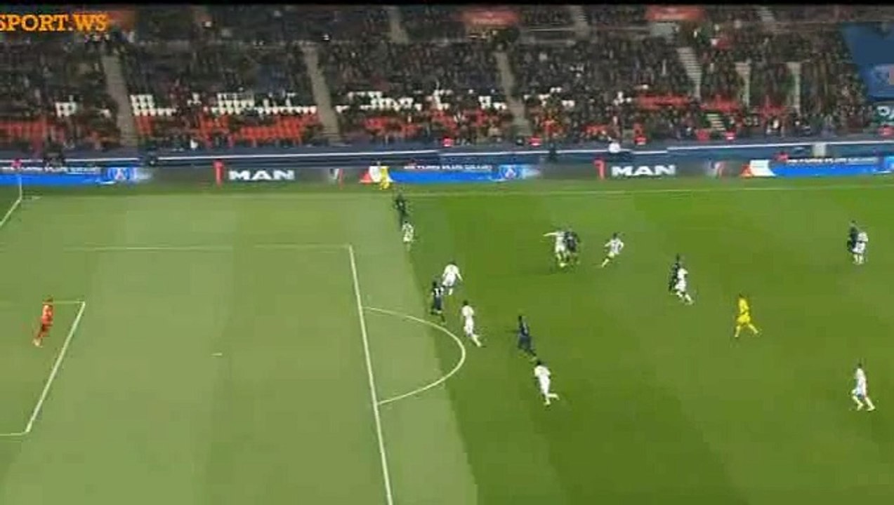 Edinson Cavani Goal - Paris SG 1 - 0 Lorient - 03.02.2016