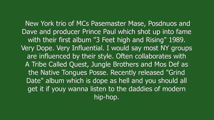 de la soul meaning and pronunciation