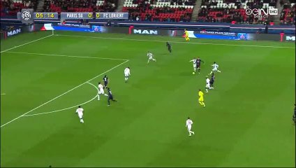 Edinson Cavani Goal - PSG 1-0 Lorient - 03.02.2016