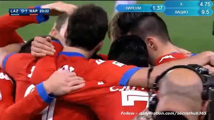 0-1 Gonzalo Higuaín Goal -  Lazio vs. SSC Napoli - 03.02.2016