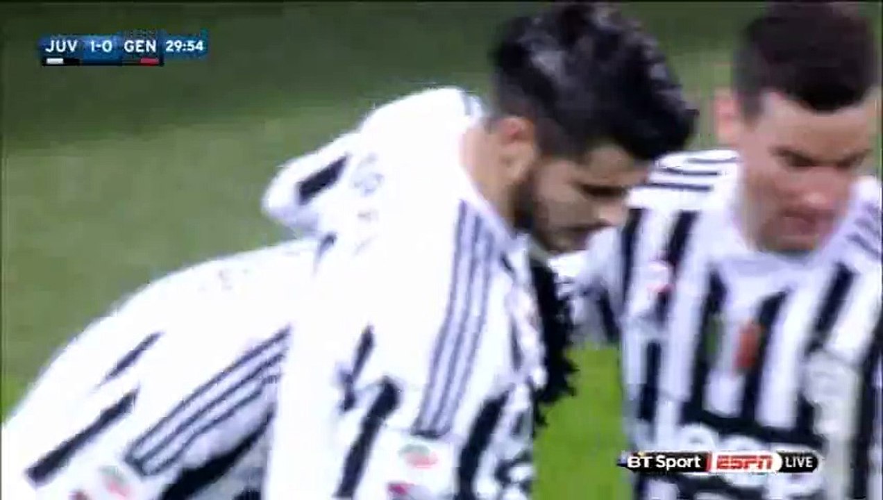 Juventus 1-0 Genoa-Maio S. (Own goal) HD - 03-02-2016