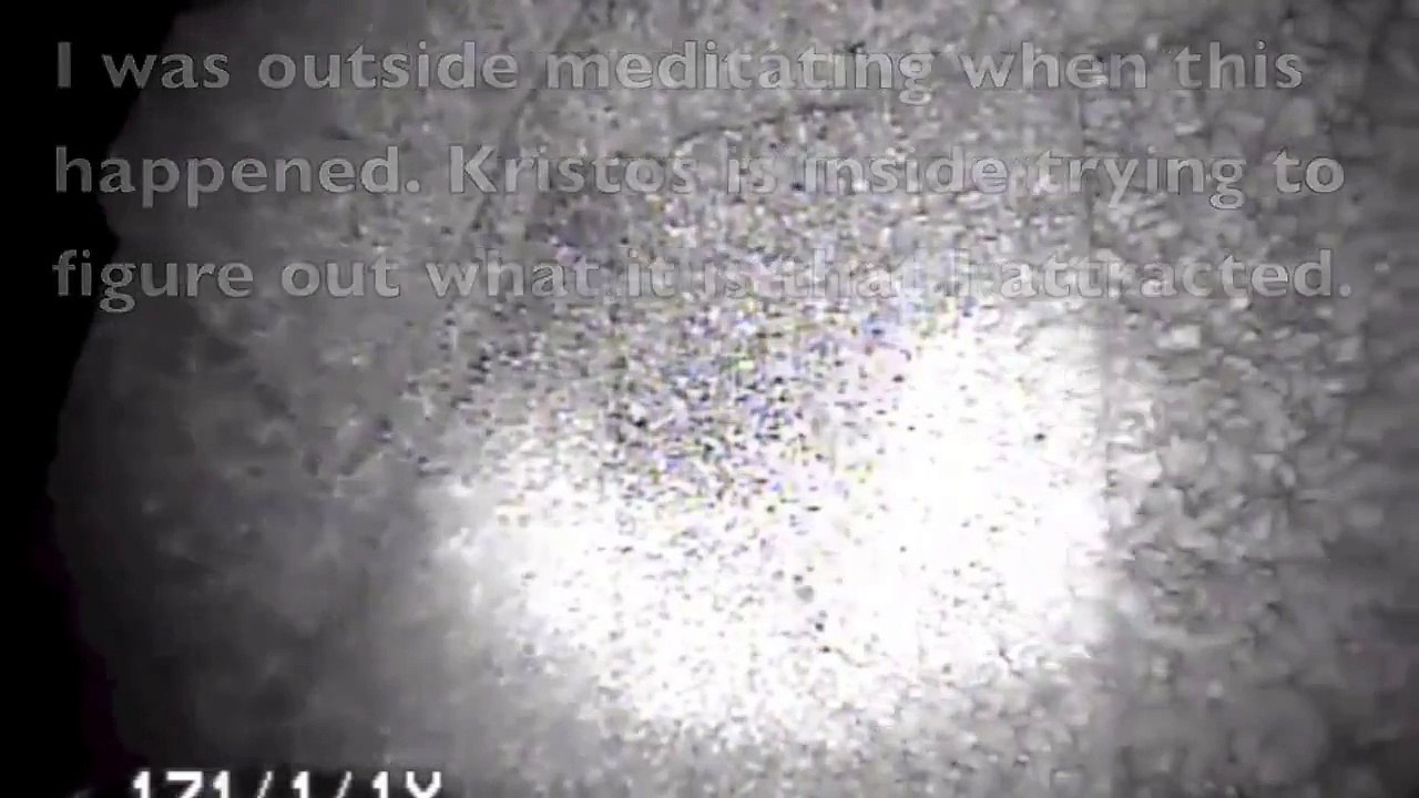 Real Alien Light being caught on video tape security camera Out of it's Orb!!!