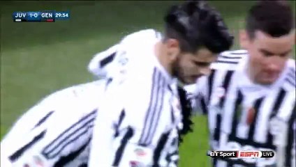 1-0 Sebastian De Maio (Own Goal) - Juventus vs. Genoa 03.02.2016