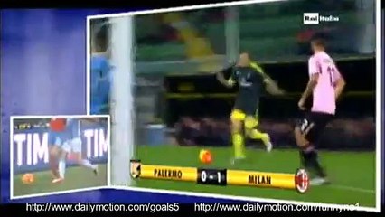 0-2 M'Baye Niang Goal Palermo vs AC Milan 3.2.2016