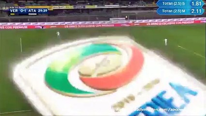 0-1 Andrea Conti - Hellas Verona - Atalanta Bergamo - 03.02.2016