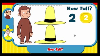 Curious George How Tall Cartoon Animation PBS Kids Game Play Walkthrough