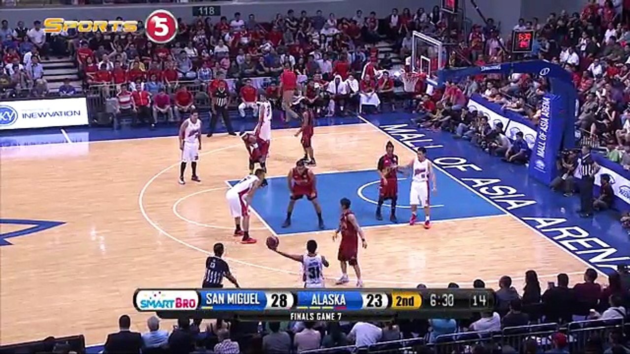 San Miguel vs Alaska - Q2 - Finals Game 7 Philippine Cup 2015-2016