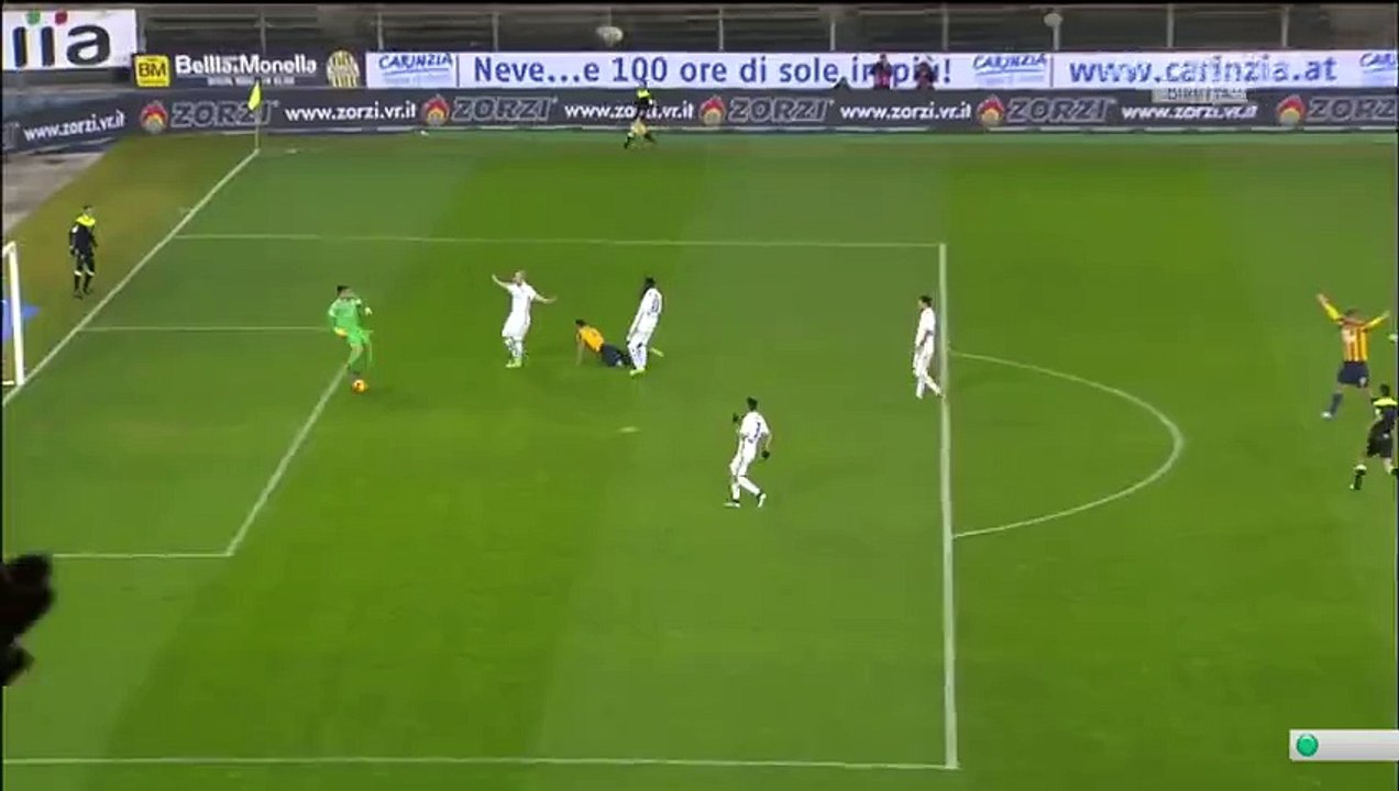 Boukary Dramé Red Card Italy Serie A - 03.02.2016, Hellas Verona 1-1 Atalanta Bergamo