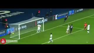 PSG vs Lorient 1 0 but Cavani 03 02 2016