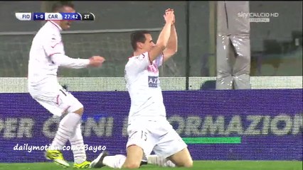 Kevin Lasagna Goal HD - Fiorentina 1-1 Carpi - 03-02-2016