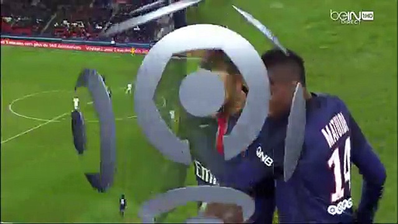 Le But de Layvin Kurzawa - PSG 3-1 Lorient - 03.02.2016