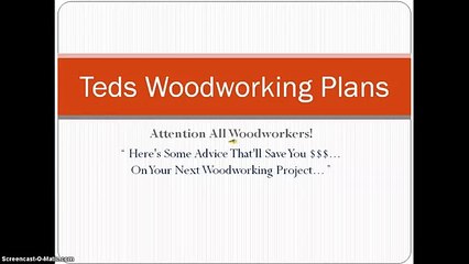 Teds Woodworking Plans Review | Is Teds Woodworking Plans As Good As It Sounds?