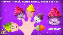 The Finger Family Cupcakes Family Nursery Rhyme | Cupcakes Finger Family Songs