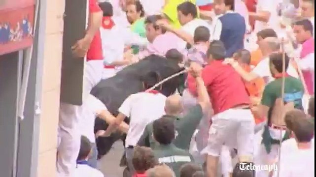 Three gored at Pamplona bull festival