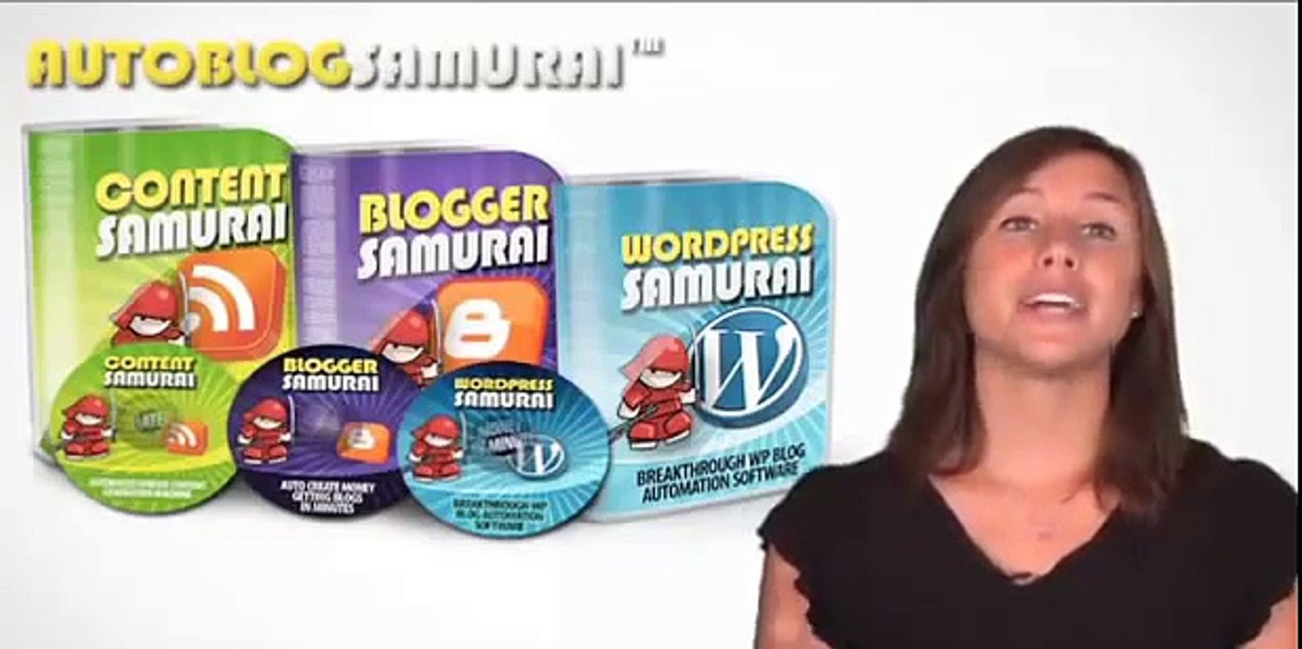 Auto Blog Samurai   3in1 Niche Blog Creation Software Suite!