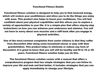 Functional Fitness Solution Review - Functional Fitness Solution Download