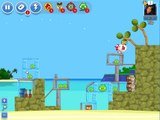 Angry Birds Facebook Surf and Turf Level 13