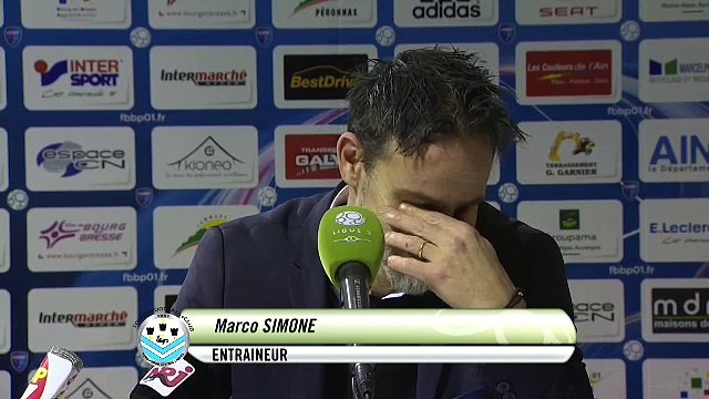 Réactions des entraîneurs après Bourg Péronnas - Tours FC