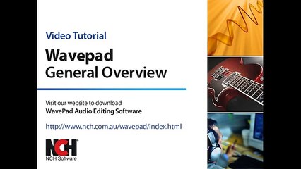 WavePad Audio Editing Software | Introduction