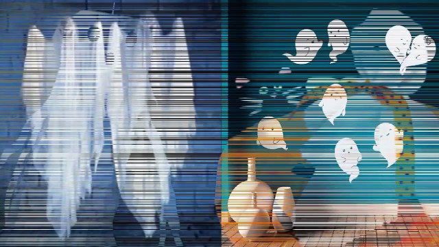 Хэллоуин Привидения Декор и украшение дома привидениями в стиле Хэллоуин