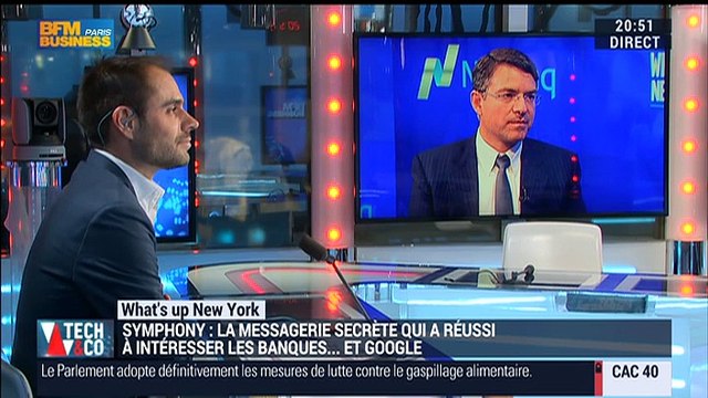 What's Up New York: Symphony, la messagerie secrète qui séduit les banques et Google - 03/02