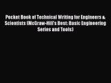 (PDF Download) Pocket Book of Technical Writing for Engineers & Scientists (McGraw-Hill's Best: