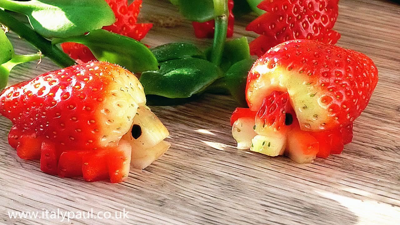 How to Make Cucumber Turtle _ Apple Turtle _ Strawberry Turtle _ Fruit Vegetable Art Carving Garnish
