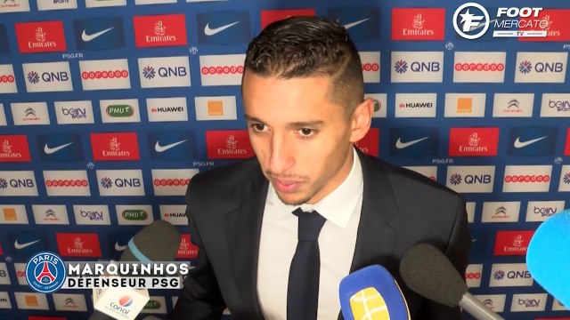 Marquinhos heureux pour Cavani
