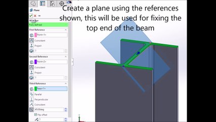 SolidWorks Simulation Premium Tutorial: Critical Buckling Load (Roller Fixed Case)