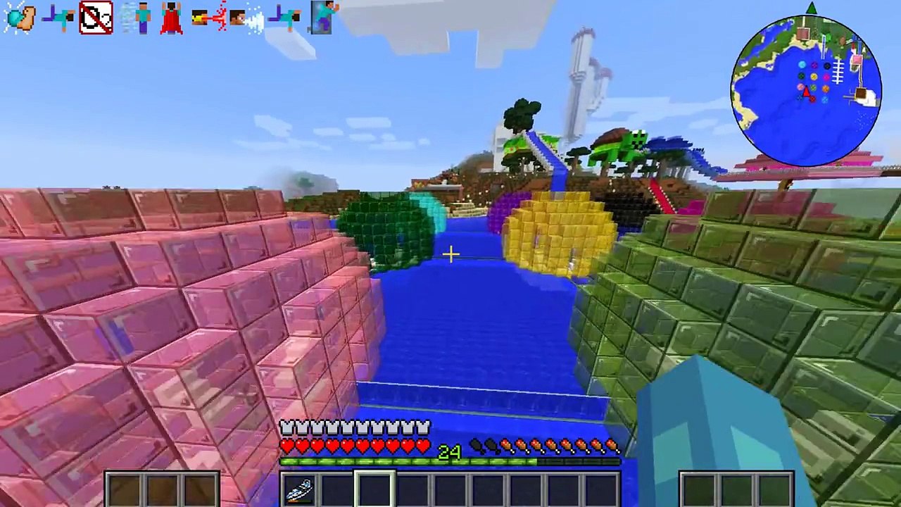 Minecraft CRAZY CRAFT - THE ATLANTIC CRAFTS SECRET PRESENT w/Little Kelly!!