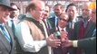 Nawaz Sharif talks to media over PIA employees strike
