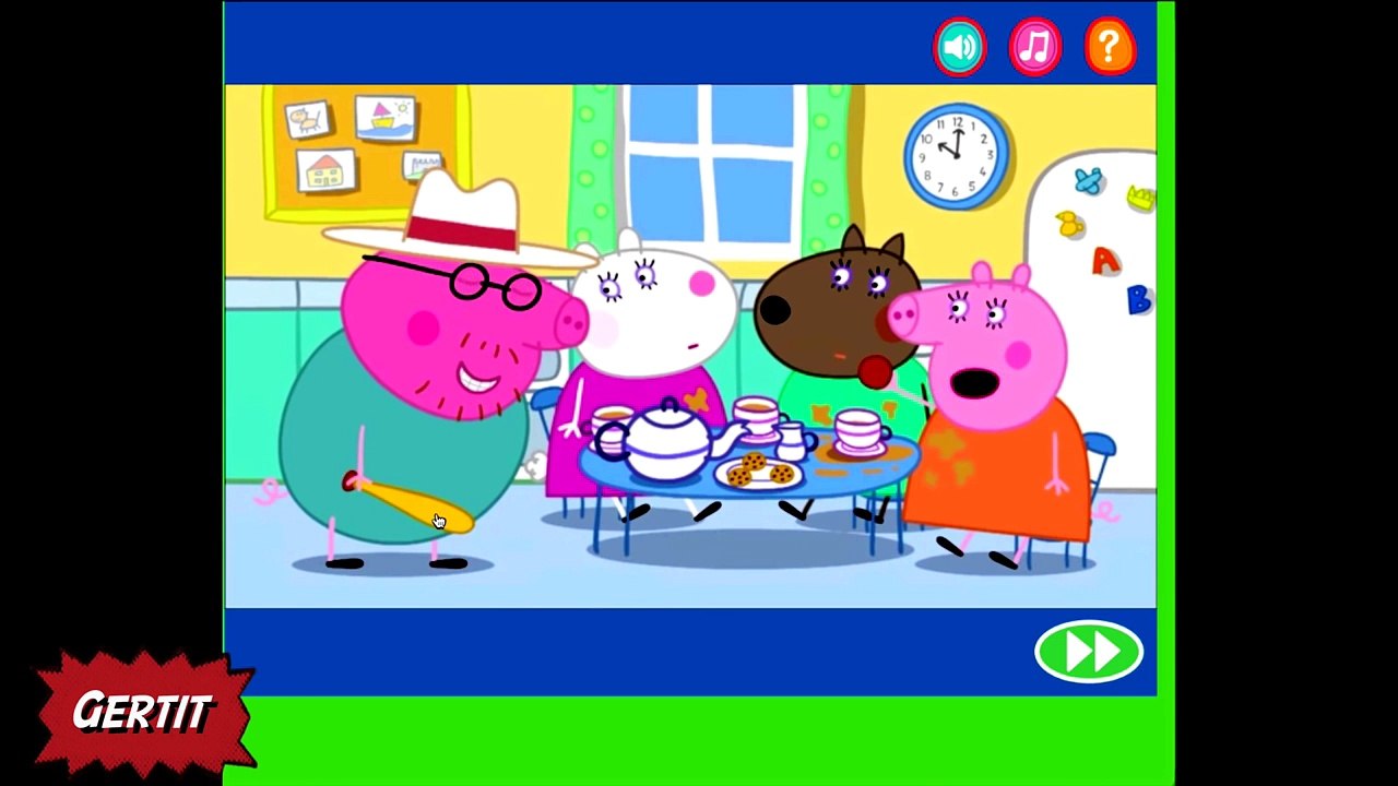 PEPPA PIG: Bat And Ball Episode In English Full HD! Game For Kids And Girls By GERTIT