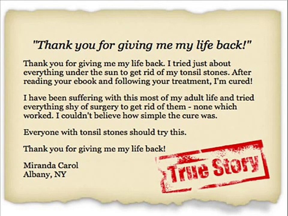 Banish Tonsil Stones | Banish Tonsil Stones Book Review
