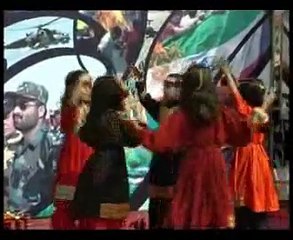 Kids performing on Kashmir day 2016